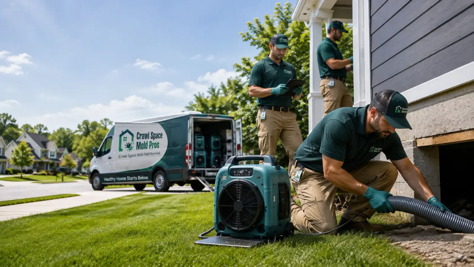 Crawl Space Mold Removal in Franklin, NJ